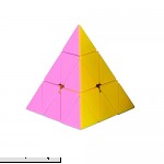 Qm-h Pyraminx Speedcubing Pink Puzzle  B01BWOU66K